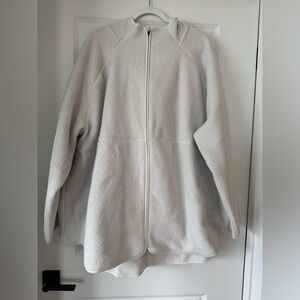 tek gear Women's Full-Zip fleece teddy Jacket - Cream